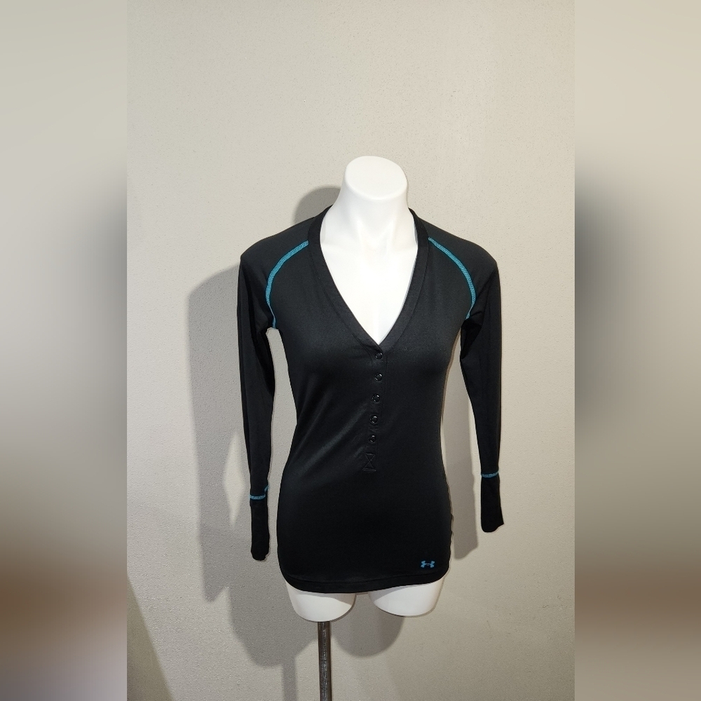 Under Armour Coldgear Long Sleeve V neck Active Wear Women's